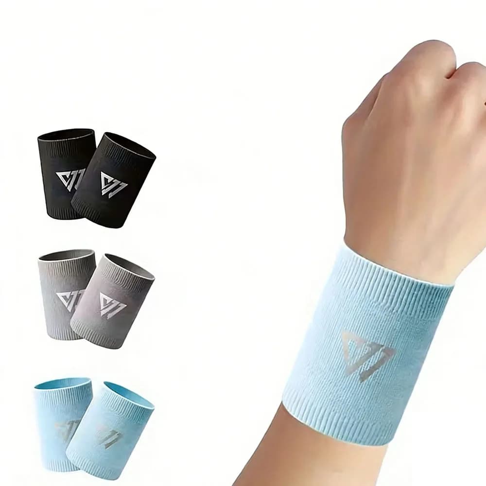 1 Piece Breathable and Absorbent Sports Wristband, Lightweight for Men and Women, for Basketball, Volleyball and Fitness