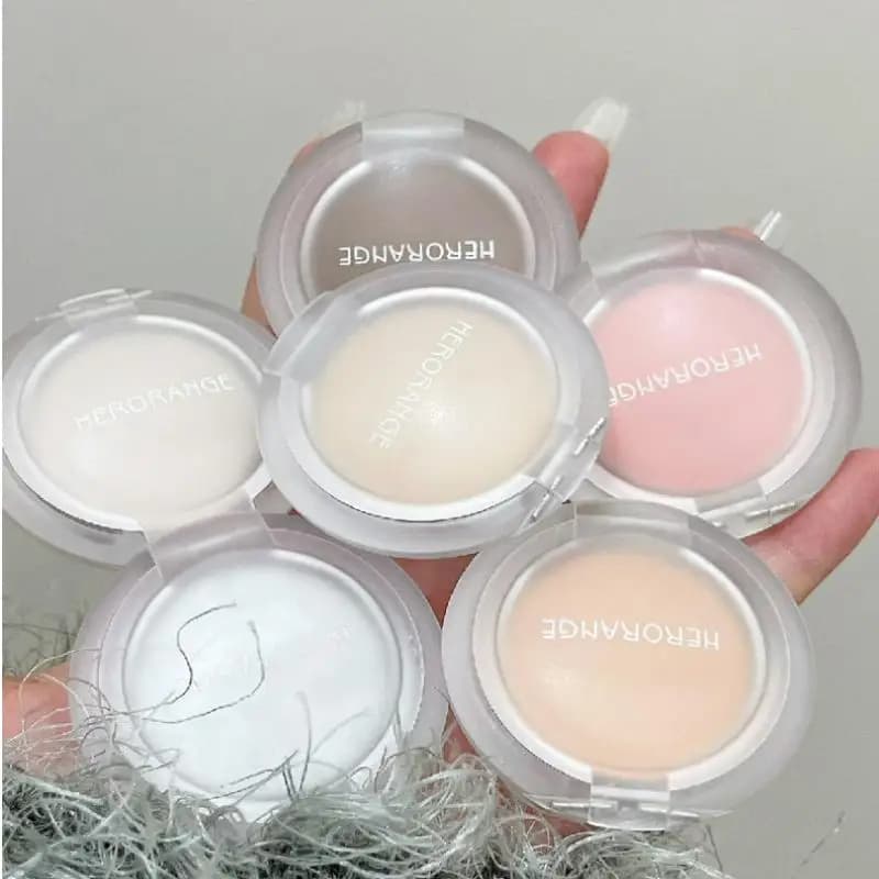 HERORANGE Illuminant Monochromatic Opaque, Natural Ombretto, Illuminating Powder Delicate for Eyes Twist, Illuminating Makeup