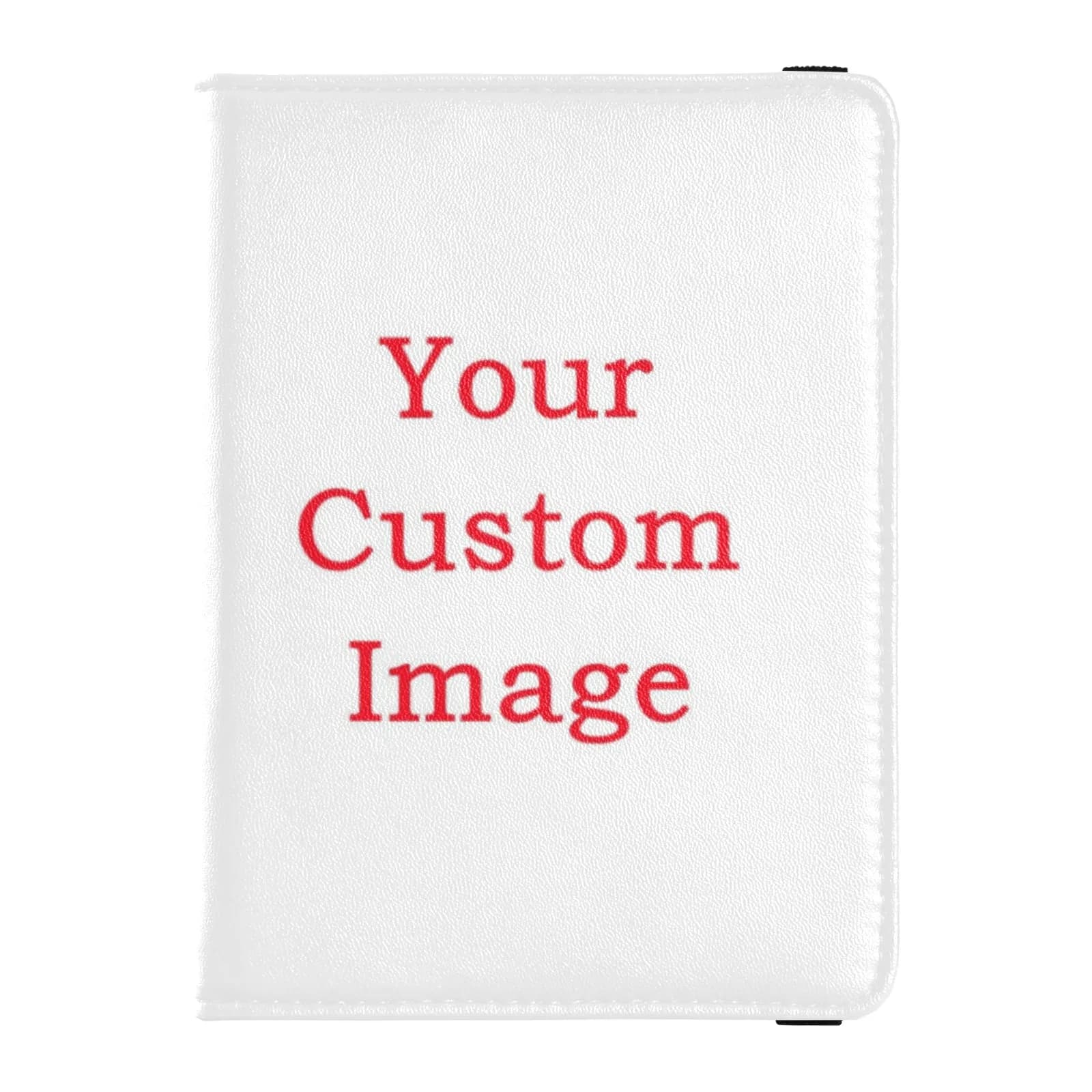 Nuovo passaporto e porta carte di vaccino Combo immagine personalizzata PU Leather Passport Wallet Cover accessori da viaggio pochette portatile