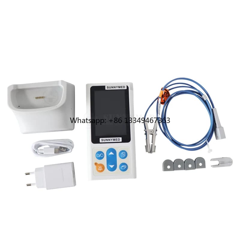 Animal clinic with portable veterinary pulse oximeter for medical equipment SY-W001N-2