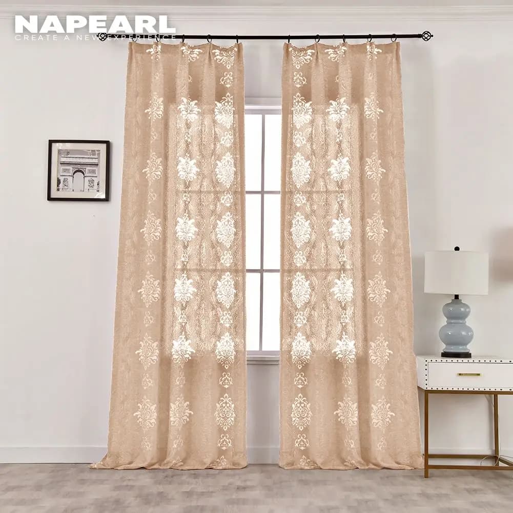 NAPEARL Tenda Moderna Rosso Viola 3D Tessili Per La Casa Camera Da Letto Finestra Tessuto di Alta di Sole-ombreggiatura