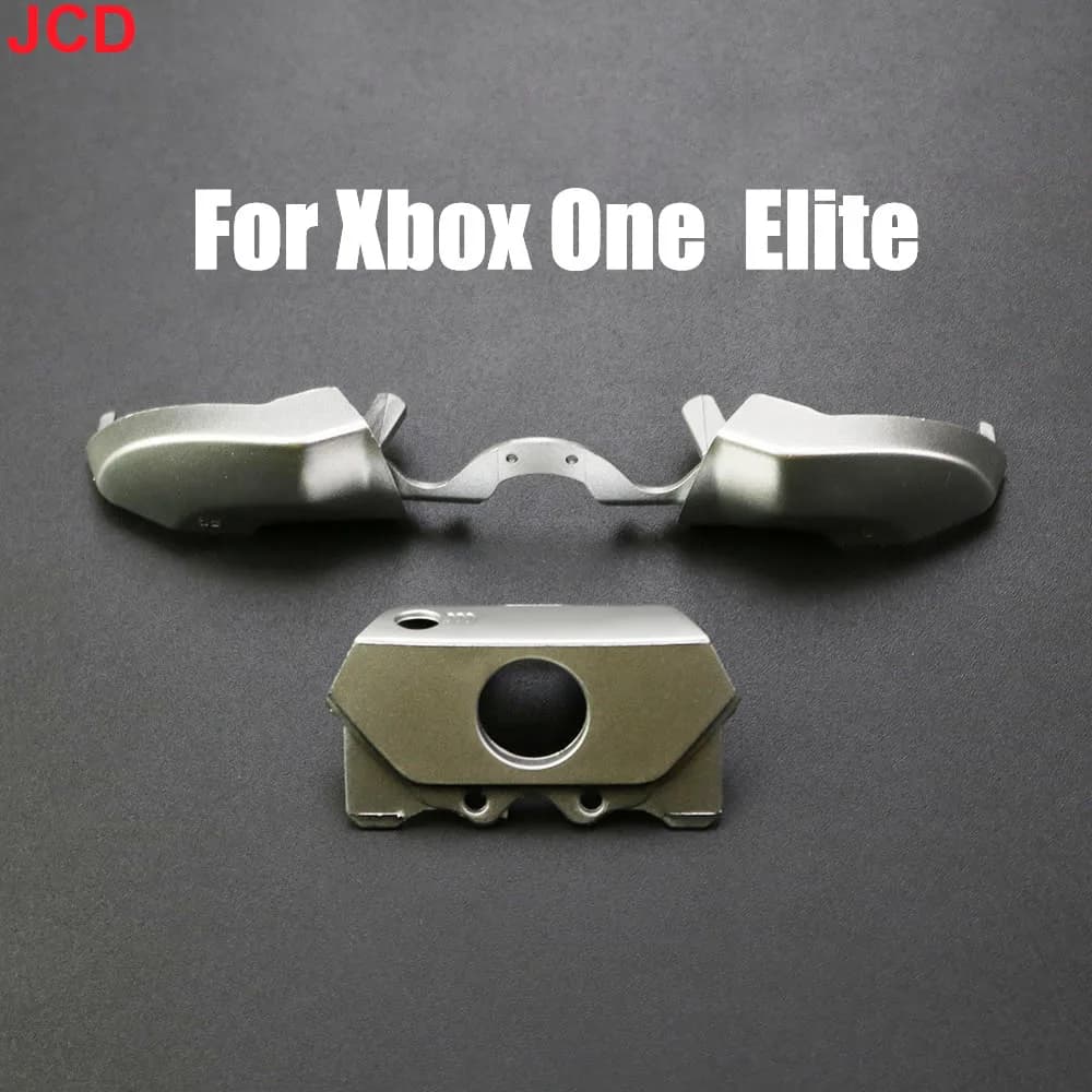 JCD 1 pc Silver For Xbox One Elite Style 3.5 mm LB RB Trigger Bumper button and Surround Silver