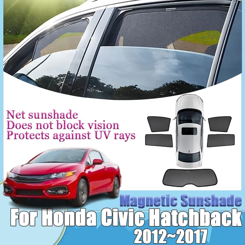 Per Honda Civic Hatchback FK1 FK2 Accessori 2012-2017 Magnetico Auto Maglia Parabrezza Parasole Copertura Visiere Strumenti Accessori Auto