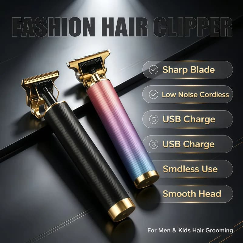 New T9 Professional Hair Clipper/Accessories for Men | USB Fast Charging | Beard/Body/Hair Trimmer | Precision Electric Shaver