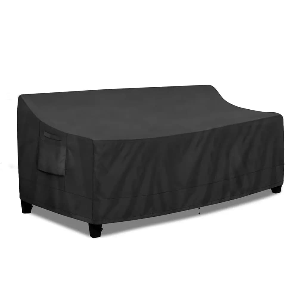 Copertura Impermeabile per Divano da Esterno, Copertura per Mobili da Giardino a 3 Posti con Ventilazione e Maniglie, 78W x 35P x 35