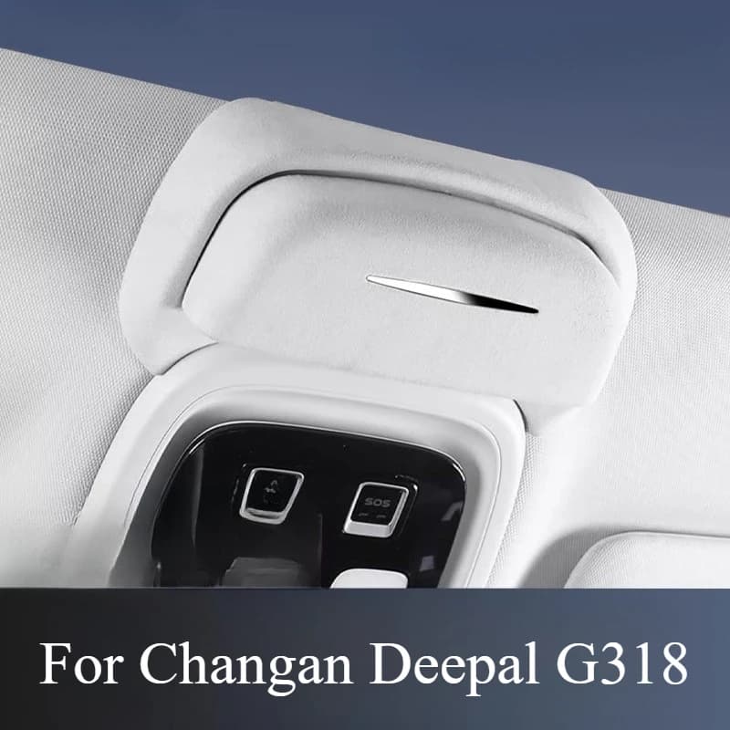 For Changan Deepal G318 Car Glasses Case Roof Sunglasses Storage Clip Car Interior Modification Interior Accessories Artifact