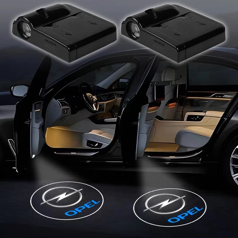 2pcs LED Car LOGO Door Welcome Shadow Projector Lamp Logo Light For Opel Astra j Insignia Astra g Corsa Zafira b Mokka Vivaro