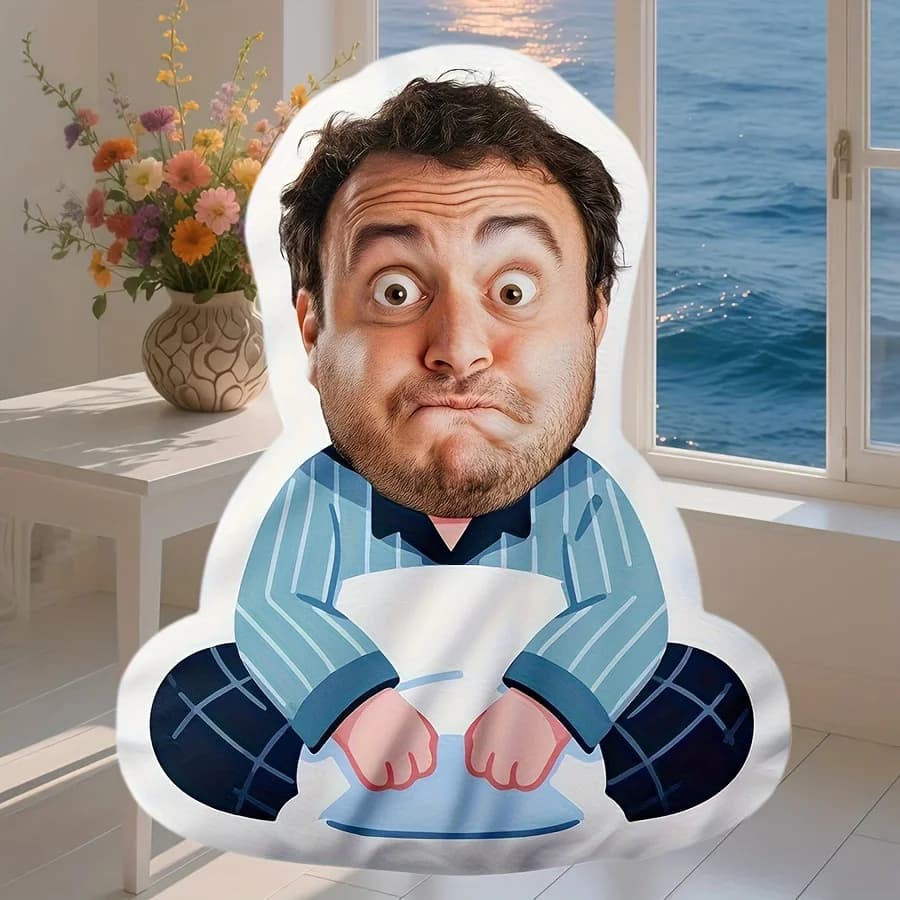 Cuscini personalizzati, cuscini viso in peluche personalizzati, regali perfetti sia per uomini che per donne, lavabili in lavatrice e realistici in 3D