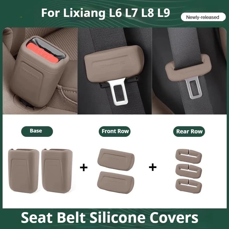 For Li Lixiang L6 L7 L8 L9 I8 MEGA Car Seat Safety Belt Clamp Protective Cover for Safety Belt Protective Cover for Scratch Resistant Cover