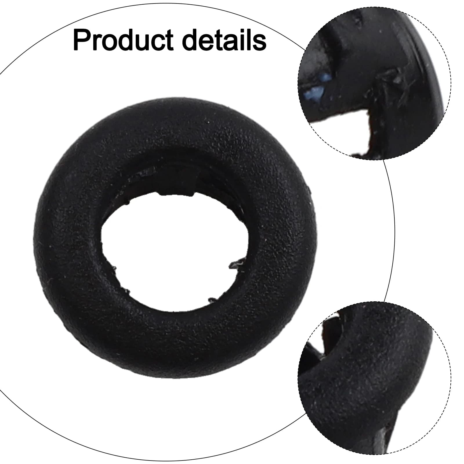 R55-R57 Coperchio serratura porta Coperchio pomello serratura porta anteriore nero Numero OEM 51212756213 Resistente all'usura realizzato in materiale ABS