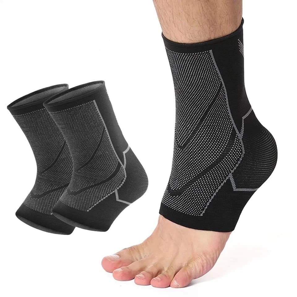 Sport Supporto per caviglia Protezione Compressione Tutore per caviglia Cotone Comfort Anti distorsione Basket Calcio Sicurezza del piede
