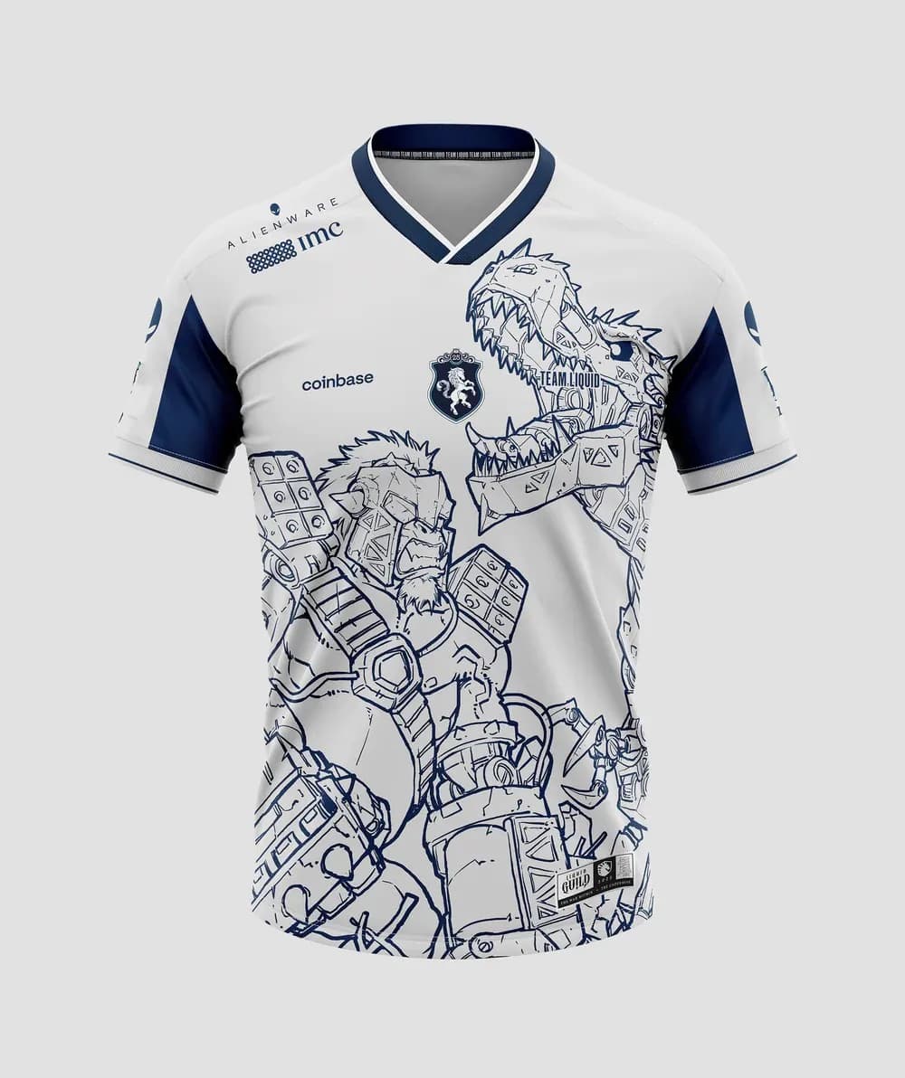 2025 New Team Liquid Fans Estate traspirante scollo a V manica corta da uomo e da donna T-shirt casual Top Tee Sportwear ID personalizzato