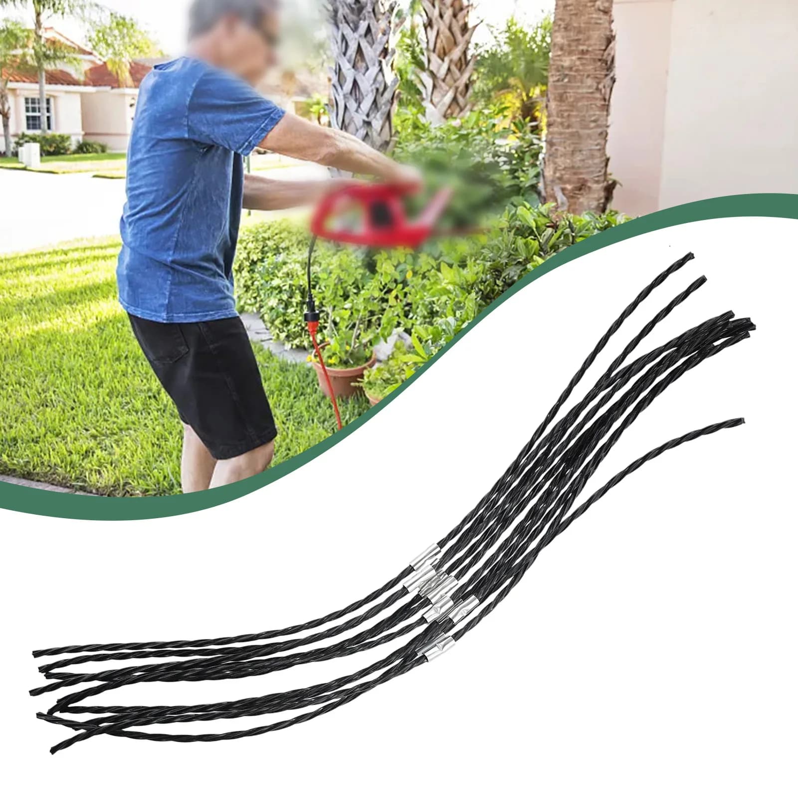 10pcs Trimmer Lines 3.5 Mm for Bosch F016800431 AFS 23-37 straw rope cutter garden tools accessories