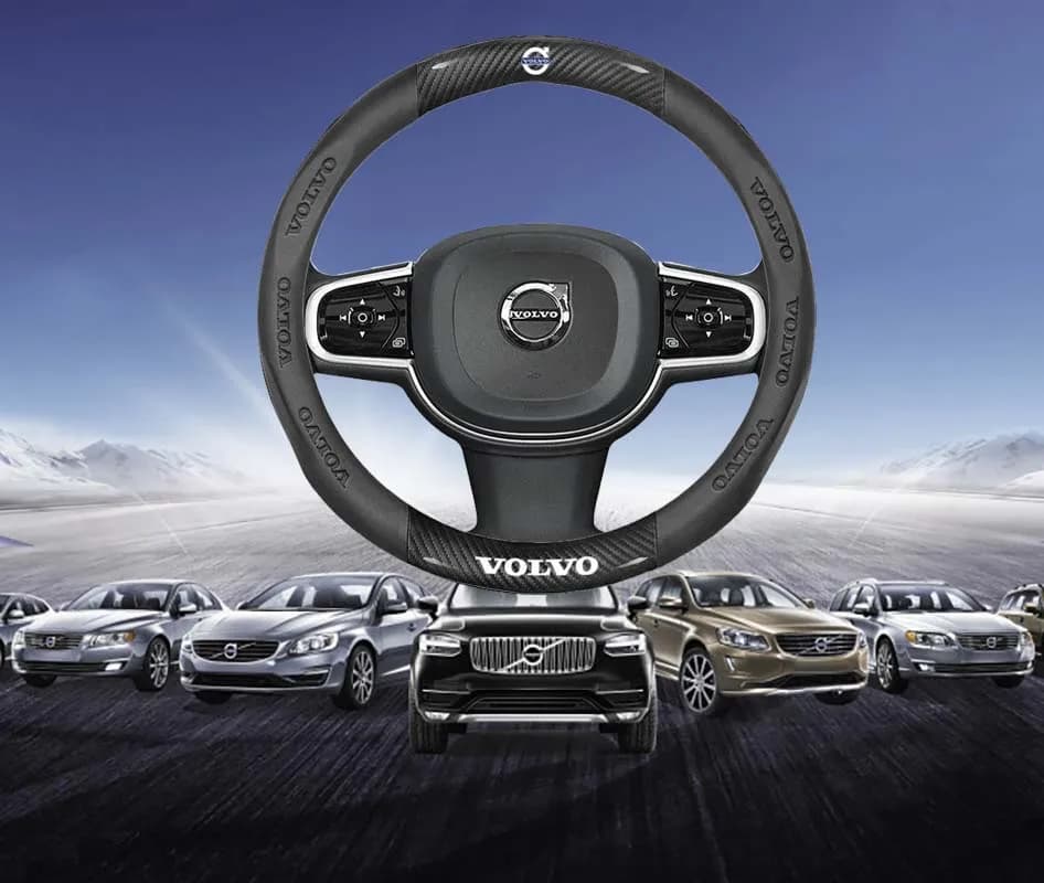 For Volvo XC40 XC60 XC70 XC90 S40 S60 S80 S90 V40 V60 V70 V90 C70 Carbon Fiber Car Seat Cover