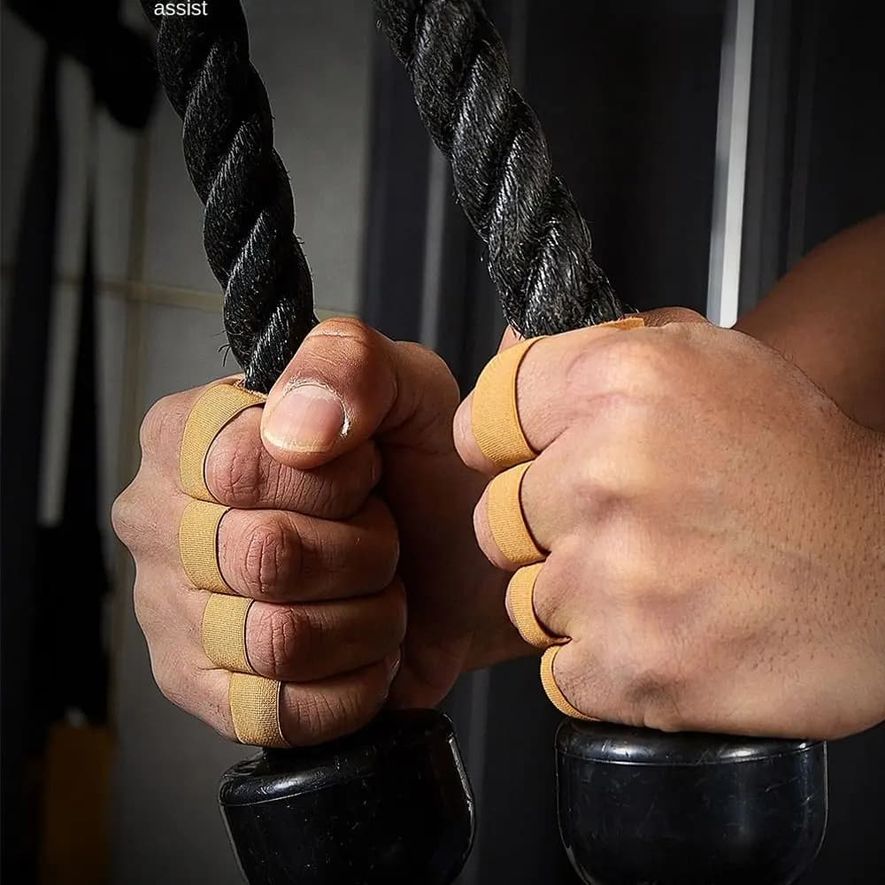 1 paio di guanti da allenamento in pelle per sollevamento pesi, protezione del palmo, guanti da palestra traspiranti, impugnature antiscivolo, resistenti all'usura
