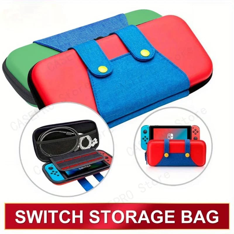 Custodia portatile in pelle PU per Nintendo Switch custodia impermeabile per Nintend Switch OLED Console accessori di gioco