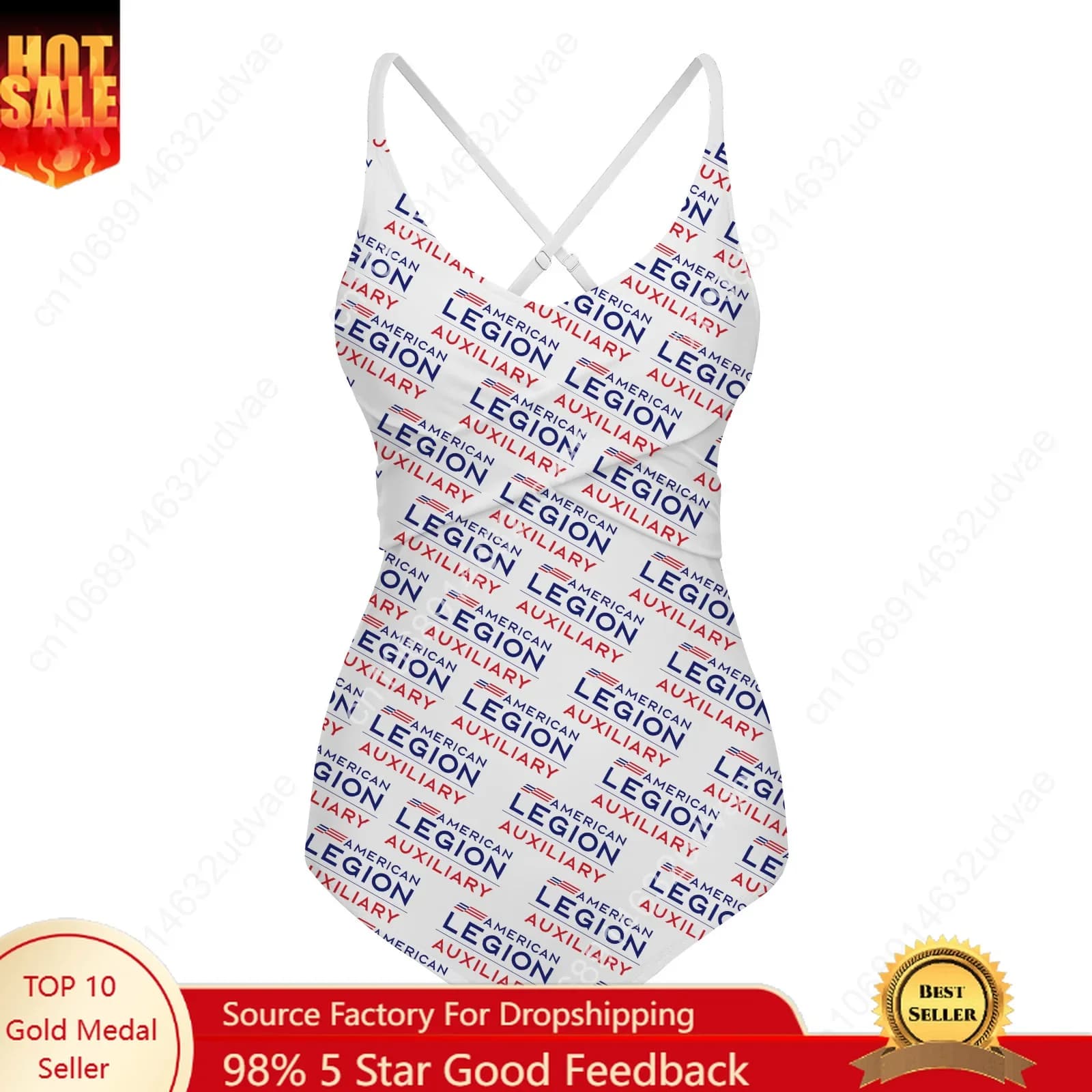 American Legion logo swimsuit, women's swimsuit, customised sexy swimsuit, beach bikini, customizable summer swimsuit