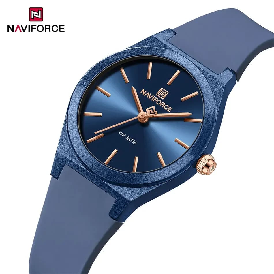 NAVIFORC elegant watches waterproof women strap soft silicone high quality wrist watch girl bracelet gift Relojes Feminine