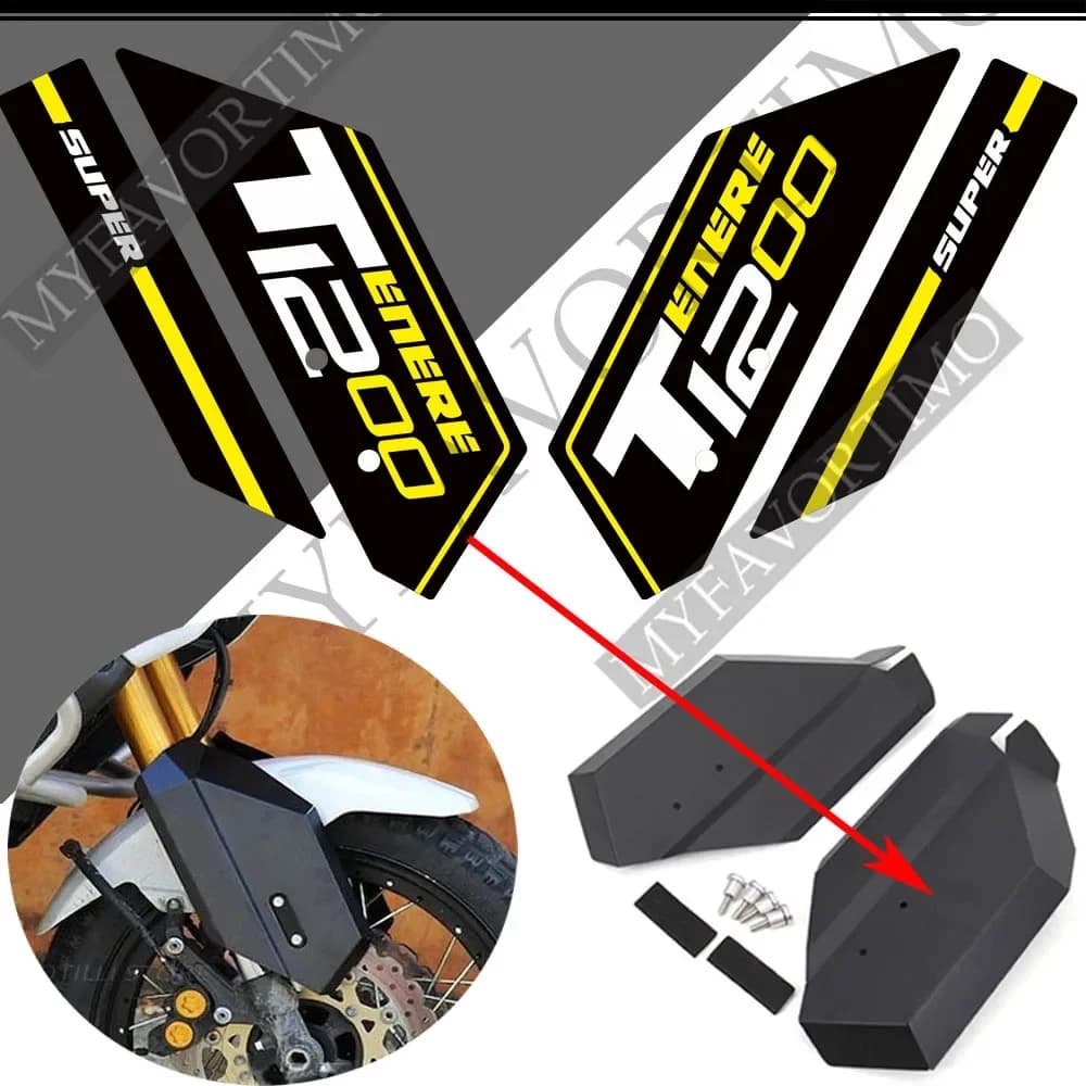 PER Yamaha Super Tenere XT1200Z / ES XTZ 1200 XT Accessori Moto Forcella Anteriore Guardie Protezione AVVENTURA 2010 - 2021