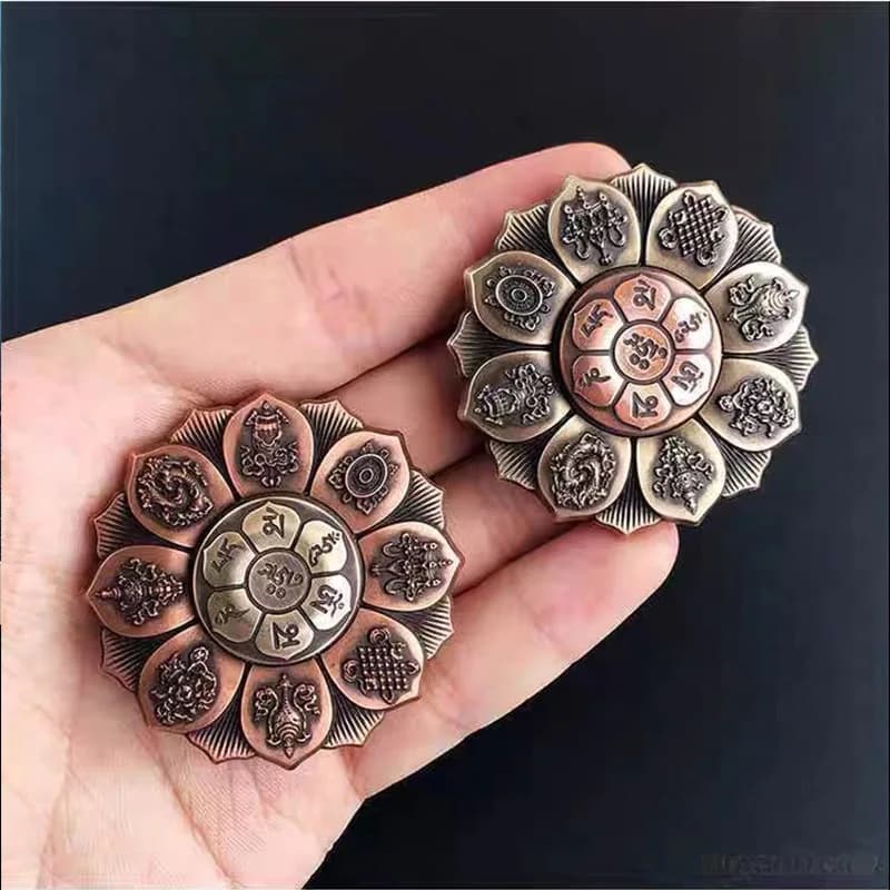 Regali unici Zen Buddha Hand Spinner Fidget Fingertip Gyro Decompression Skills ansia Stress Relief Toys adulti