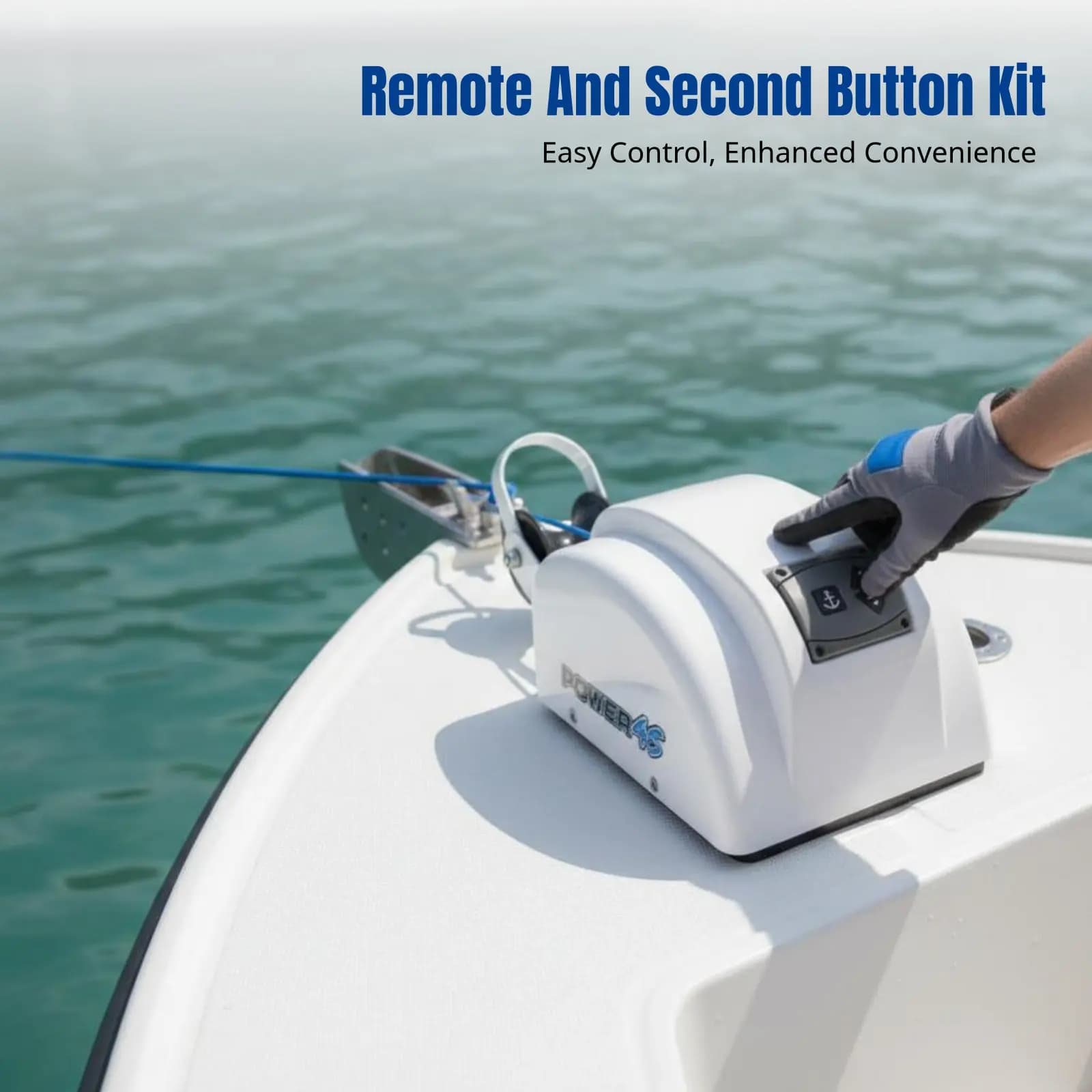 Salpa Ancora Elettrico 12V, KPR45SW, Rilascio Automatico, Uso in Acqua Salata, Attrezzatura per Yacht e Barche