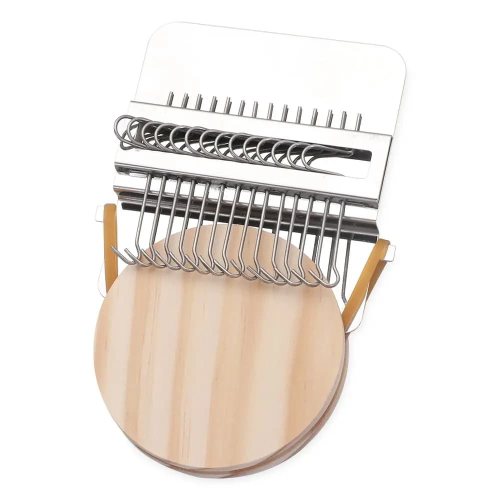 Mending Jeans Clothes Metal DIY Textile Tools Wooden Small Loom Speedweve Type Weave Tool Fun Mending Loom Darning Machine Loom