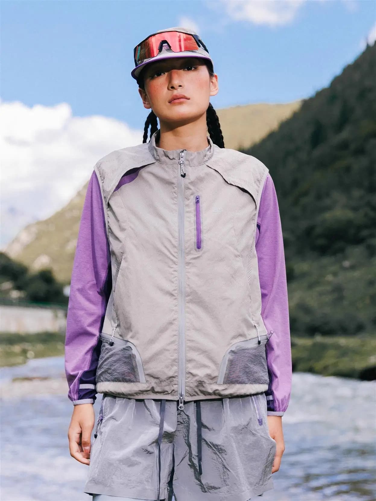 Gilet leggero impermeabile da esterno per escursionismo e ciclismo, multi-tasche, sportivo, traspirante, da uomo e da donna