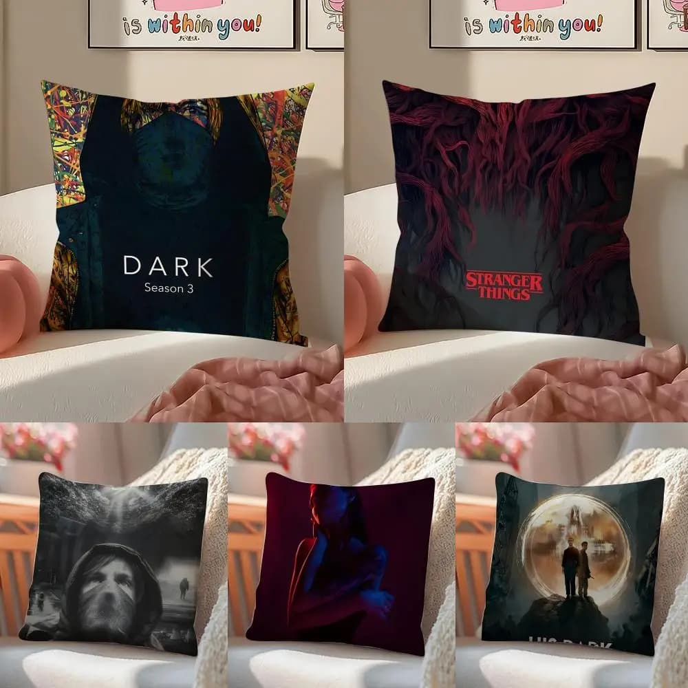 DD-ark Tone Series Cushion Cover Linen Pillowcase Cover Soft Decor for Sofa Home Room