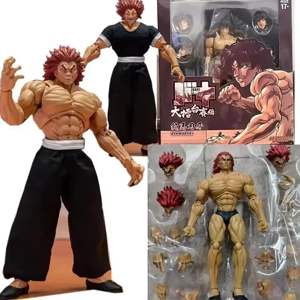 Hot Storm Toys ST 1/12 Hanma Yujiro Baki Hanma Action Figure Ko St Storm Toys Figurina di Baki Hanma Figlio di Ogre Modellino Giocattolo Regalo di Compleanno