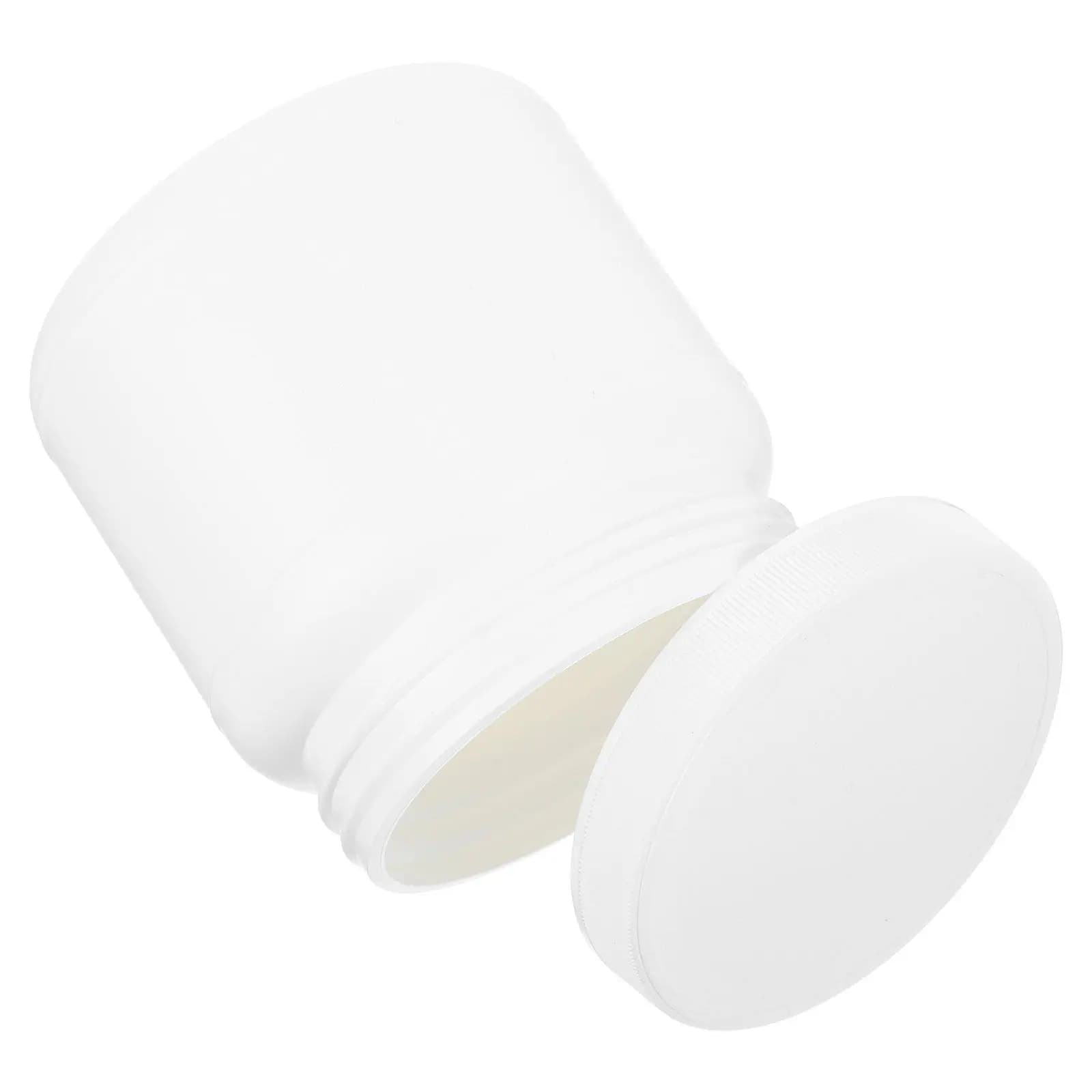 Barattolo Ermetico in Plastica, Contenitore Sigillato a Bocca Larga per Conservazione Polveri, Proteine del Latte, Uso in Cucina e in Viaggio, Barattoli per Spezie