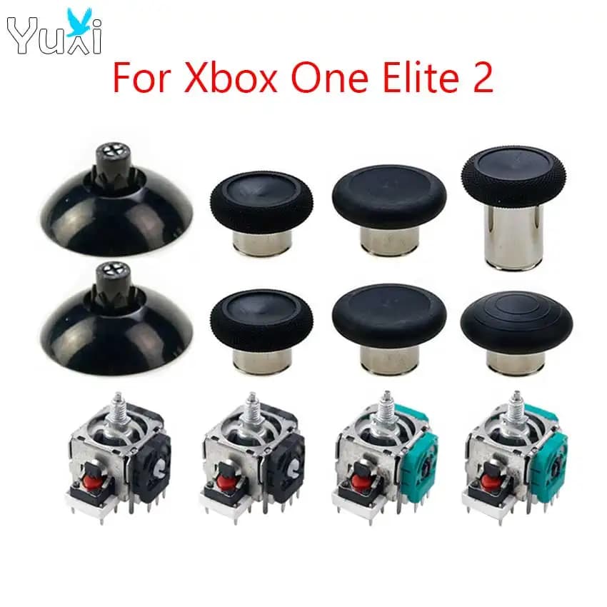 YuXi Per Xbox One Elite 2 3D Joystick Analogico Thumb Sticks Ventosa Base Magnetica Thumbsticks Per Xbox Elite Serie 2 Controller