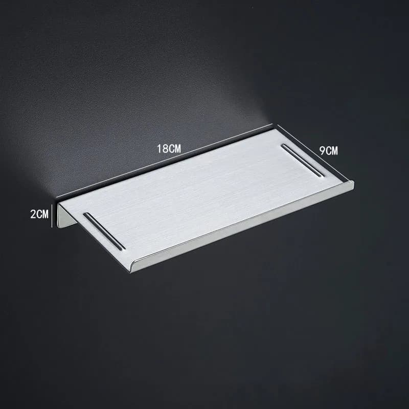 Porta asciugamani di carta da bagno in acciaio inossidabile 304 Porta cellulare per WC dorato/nero Vassoio da appendere a parete Porta bagno