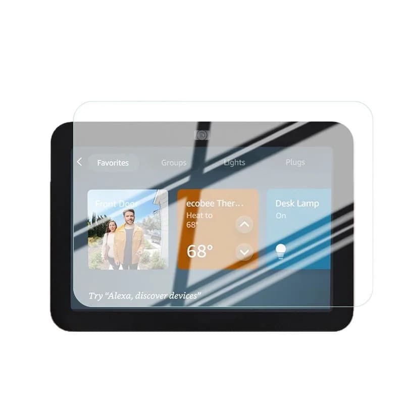 Vetro temperato 2.5D per Amazon Echo Show 11 2025, protezione schermo per Amazon Echo Show 11, copertura protettiva frontale in vetro