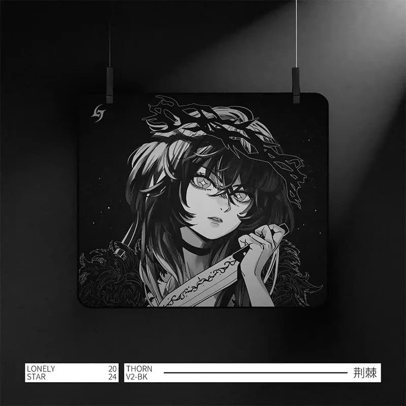 Mouse Mat LonelyStar E-Sports Smooth Fps Play Mouse Mat 3 mm Non-slip Mouse Mat Game Accessories Custom Mouse Mat
