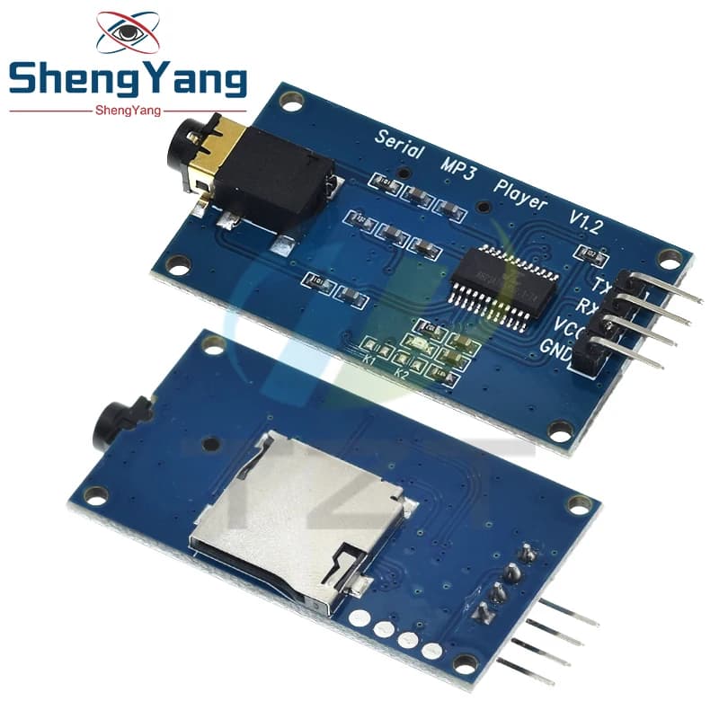 TZT 1/2/5PCS YX6300 YX5300 Music Reader Module MP3 Serial UART Control Module for Arduino/AVR/ARM/PIC CF