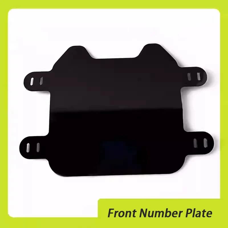Targa anteriore in plastica PP per moto elettrica Light Bee S/X, ricambio OEM