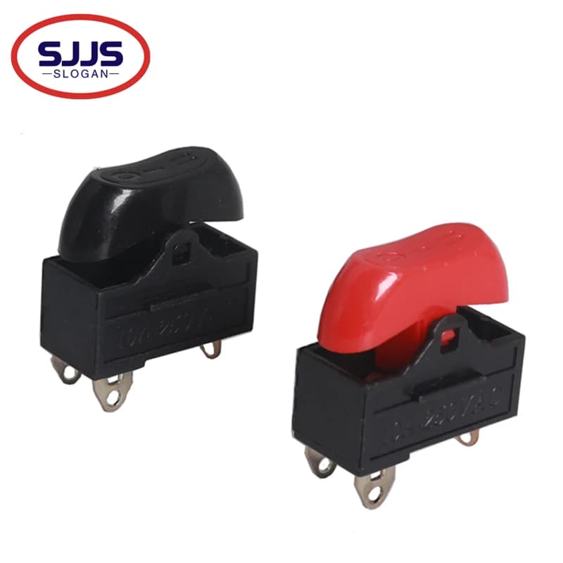 di5-1 PZ di KCD15-103/T Hair dryer switch 3 pin barbell switch 3-position ON-OFF-ON boat-shaped switch