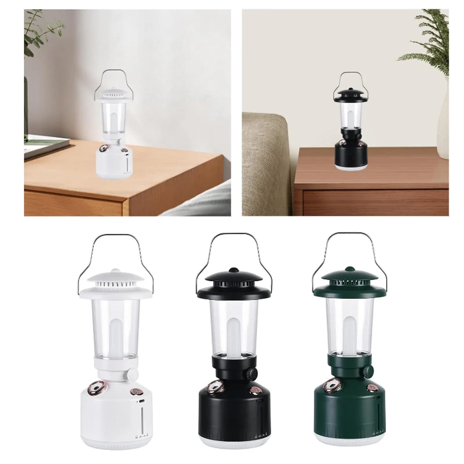 Piccolo umidificatore umidificatore silenzioso senza fili dimmerabile decorativo ricaricabile
