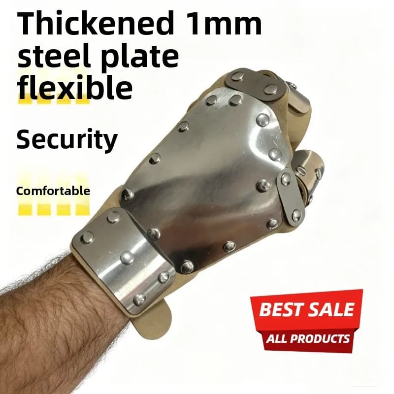 Thick Steel Reel Wrist Protector Strap Guard for Fishing Rod Handle Grip Wrap Support