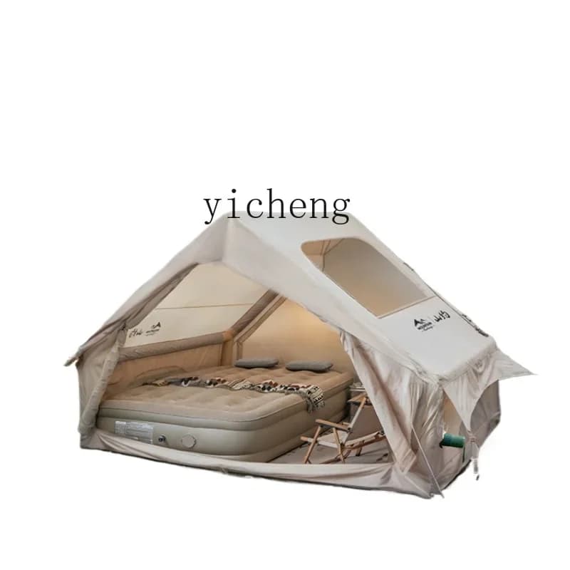 Tenda gonfiabile automatica Cabina esterna addensata da campeggio antipioggia Squisita campeggio 3-4 persone Parco Picnic