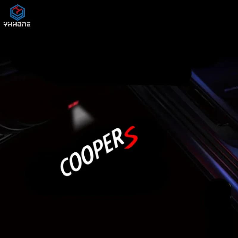 2X Luci A LED Porta Auto Proiettore Luce di Benvenuto Accessori Auto Per Mini Cooper One S JCW R55 R56 R50 R53 R60 F55 F56 Countryman