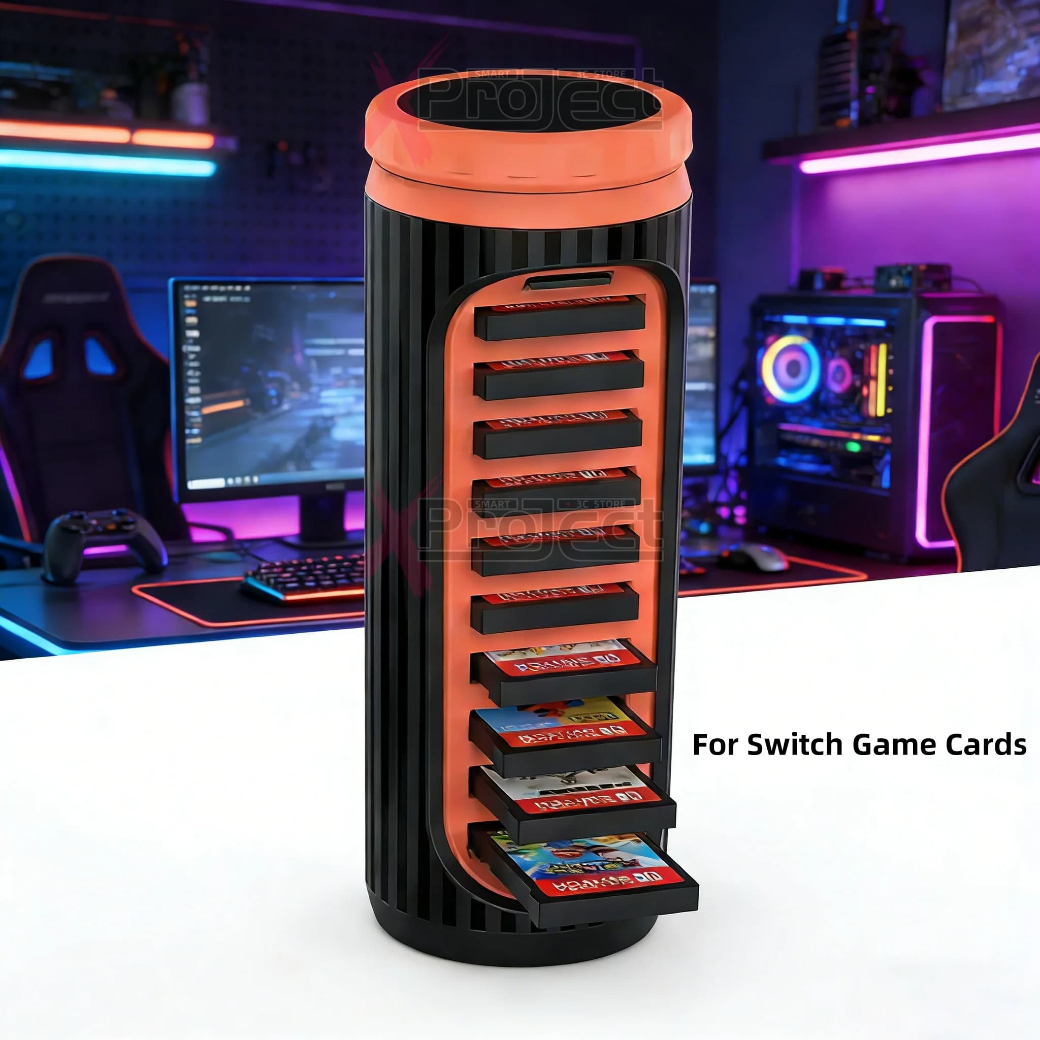 DOBE Custodia Protettiva per Schede di Gioco 10 in 1 per Nintendo Switch OLED, Scatola Protettiva per Conservazione Schede di Gioco, Accessori