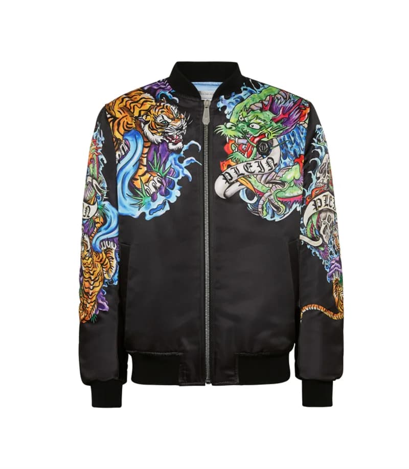 3D Printed New Samurai Oni Mask Tattoo Mens Bomber Jacket Casual primavera autunno Vintage Zipper Jacket abbigliamento Unisex Streetwear