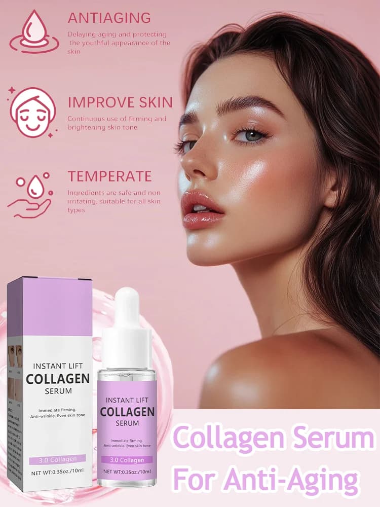 Removal of wrinkles Collagen Siero Face Hyaluronic Acid Anti Aging Front Thin Lines Lifting Siero Face Skin Care Beauty