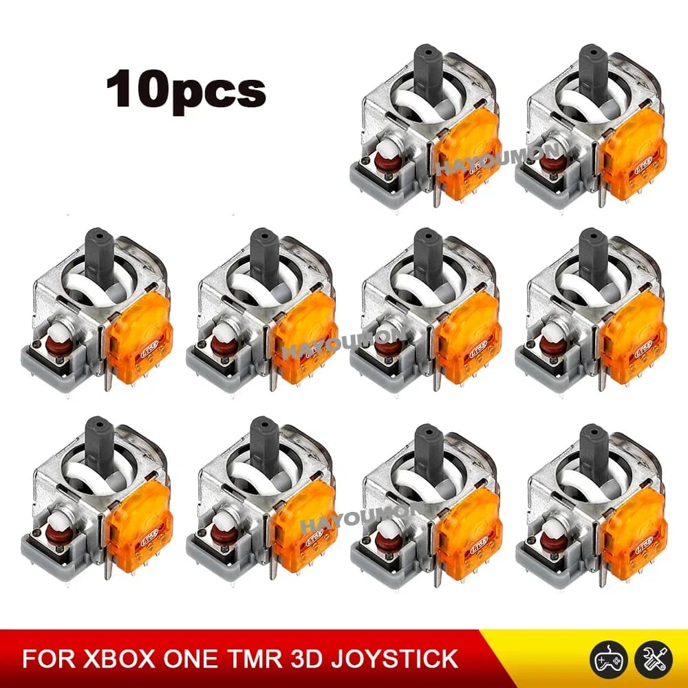 2 Pezzi 1 Pezzo Joystick di Ricambio con Effetto TMR, Stick Analogico 3D per Controller PS5 PS4, Accessorio di Riparazione per Xbox Series S/Switch PRO