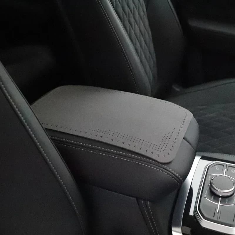 Car Arm Mat for Suede Leather Car Box Mat for Universal Car Armrests Waterproof Dustproof Pillow Mat Armrest Protection