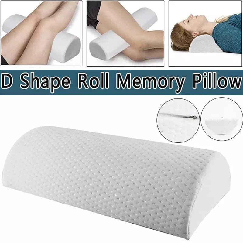 Cuscini per dormire in Memory Foam a mezza luna cuscino per alleviare il dolore alle gambe della vita posteriore cuscino ortopedico per la cura della salute delle gambe delle donne