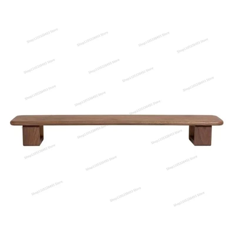 For Black Walnut Monitor Height Stand High Base Office Desktop Storage Shelf