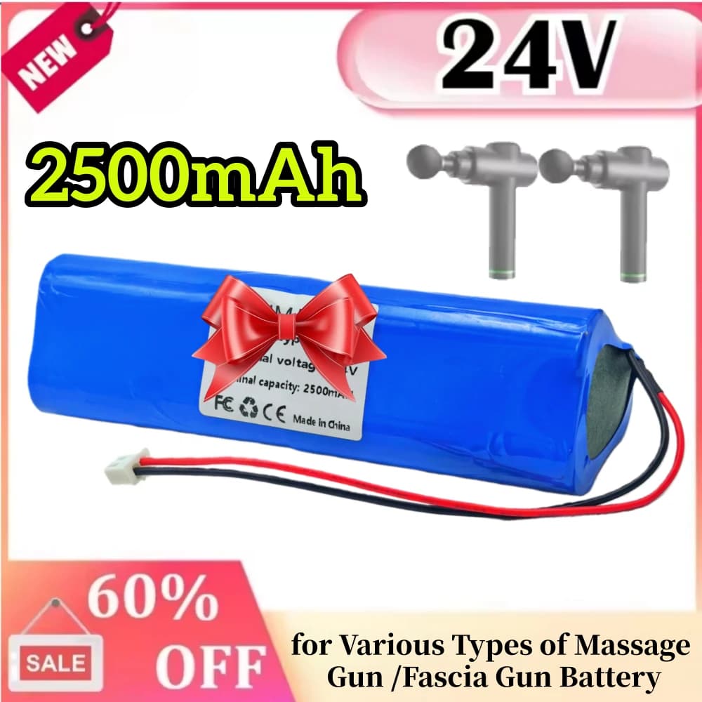 Rechargeable Li-ion 24V 2500mAh 100% New for Phoenix A1 Massage Gun, Foam Gun