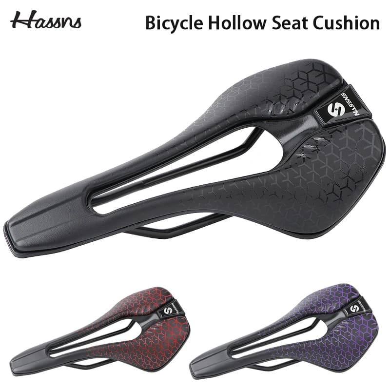 Sella per Bicicletta HASSNS SD205, Sedile MTB per Mountain Bike, Sella Comoda, Cuscino Ergonomico per Bicicletta